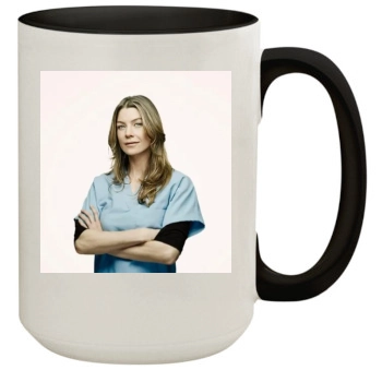 Ellen Pompeo 15oz Colored Inner & Handle Mug