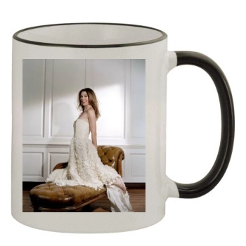 Ellen Pompeo 11oz Colored Rim & Handle Mug