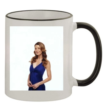 Ellen Pompeo 11oz Colored Rim & Handle Mug