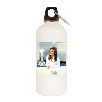 Ellen Pompeo White Water Bottle With Carabiner