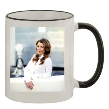 Ellen Pompeo 11oz Colored Rim & Handle Mug