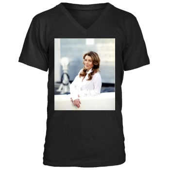 Ellen Pompeo Men's V-Neck T-Shirt