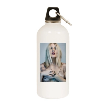 Ellie Goulding White Water Bottle With Carabiner