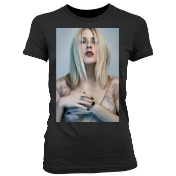 Ellie Goulding Women's Junior Cut Crewneck T-Shirt