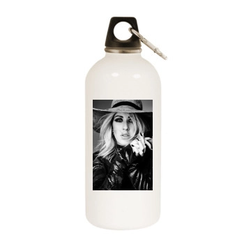 Ellie Goulding White Water Bottle With Carabiner