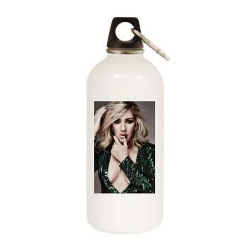 Ellie Goulding White Water Bottle With Carabiner