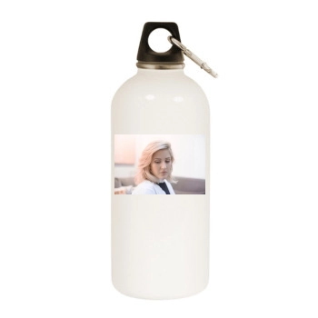 Ellie Goulding White Water Bottle With Carabiner