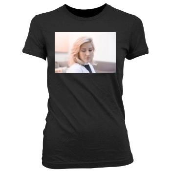 Ellie Goulding Women's Junior Cut Crewneck T-Shirt