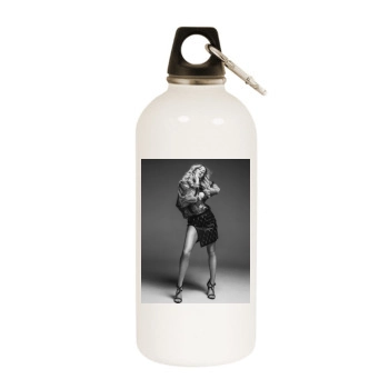 Ellie Goulding White Water Bottle With Carabiner