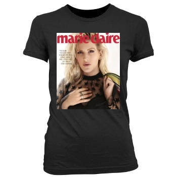 Ellie Goulding Women's Junior Cut Crewneck T-Shirt