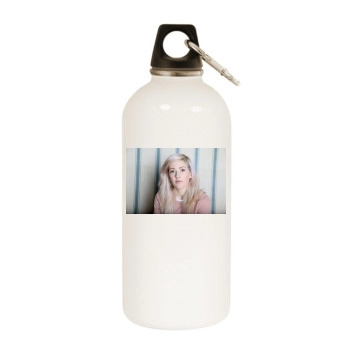 Ellie Goulding White Water Bottle With Carabiner