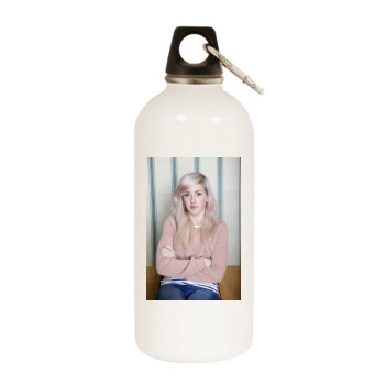 Ellie Goulding White Water Bottle With Carabiner