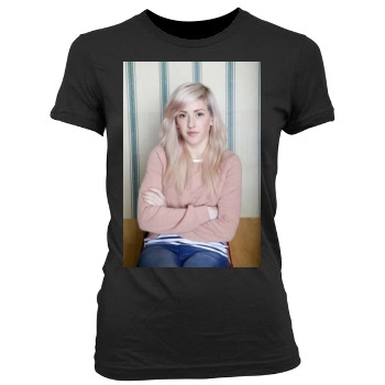 Ellie Goulding Women's Junior Cut Crewneck T-Shirt