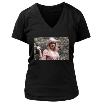 Ellie Goulding Women's Deep V-Neck TShirt