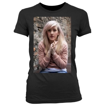 Ellie Goulding Women's Junior Cut Crewneck T-Shirt