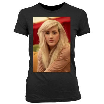 Ellie Goulding Women's Junior Cut Crewneck T-Shirt