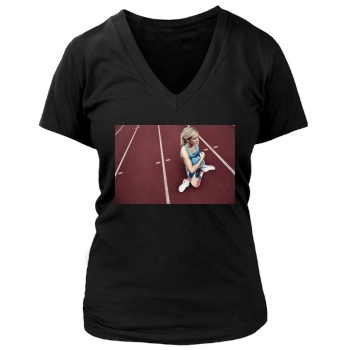 Ellie Goulding Women's Deep V-Neck TShirt