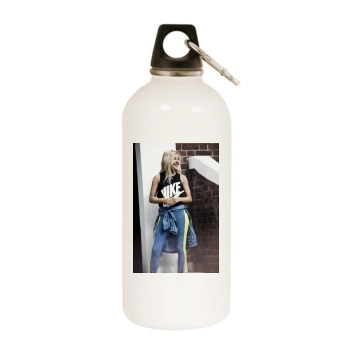 Ellie Goulding White Water Bottle With Carabiner