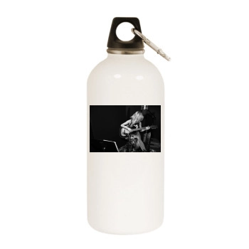 Ellie Goulding White Water Bottle With Carabiner