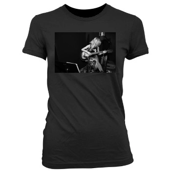 Ellie Goulding Women's Junior Cut Crewneck T-Shirt