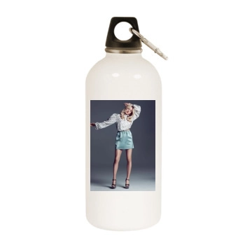 Ellie Goulding White Water Bottle With Carabiner