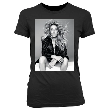 Ellie Goulding Women's Junior Cut Crewneck T-Shirt