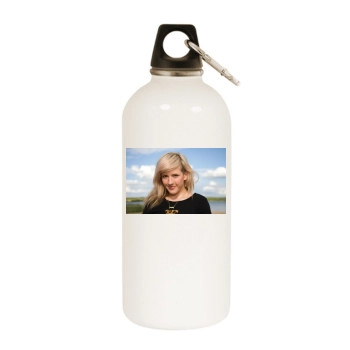 Ellie Goulding White Water Bottle With Carabiner