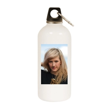 Ellie Goulding White Water Bottle With Carabiner