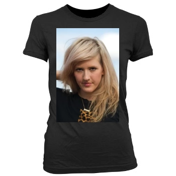 Ellie Goulding Women's Junior Cut Crewneck T-Shirt