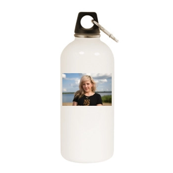 Ellie Goulding White Water Bottle With Carabiner