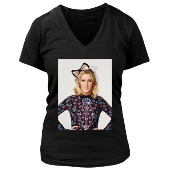 Ellie Goulding Women's Deep V-Neck TShirt