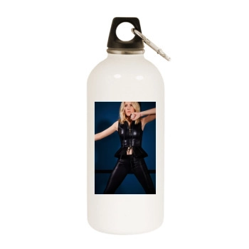 Ellie Goulding White Water Bottle With Carabiner