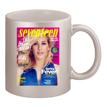 Ellie Goulding 11oz Metallic Silver Mug