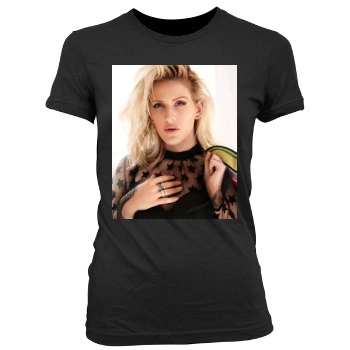 Ellie Goulding Women's Junior Cut Crewneck T-Shirt