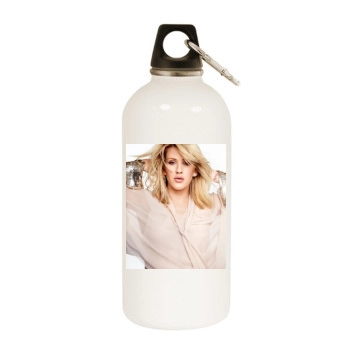 Ellie Goulding White Water Bottle With Carabiner