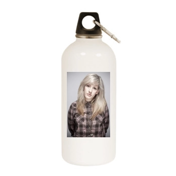 Ellie Goulding White Water Bottle With Carabiner