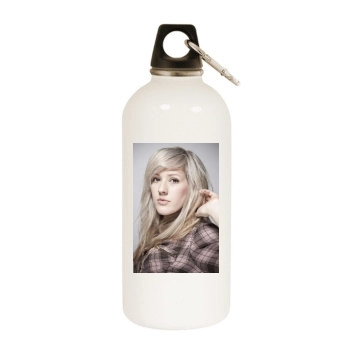 Ellie Goulding White Water Bottle With Carabiner