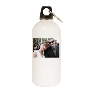 Sophie Marceau White Water Bottle With Carabiner