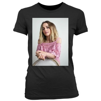 Emilia Clarke Women's Junior Cut Crewneck T-Shirt