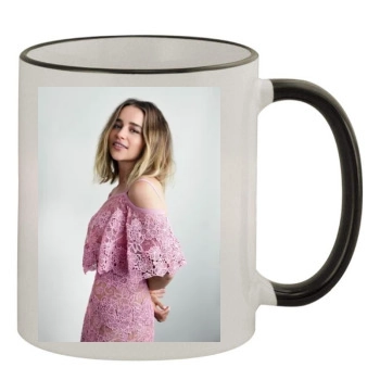 Emilia Clarke 11oz Colored Rim & Handle Mug