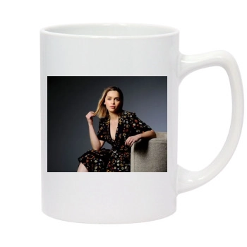 Emilia Clarke 14oz White Statesman Mug