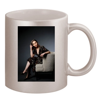 Emilia Clarke 11oz Metallic Silver Mug