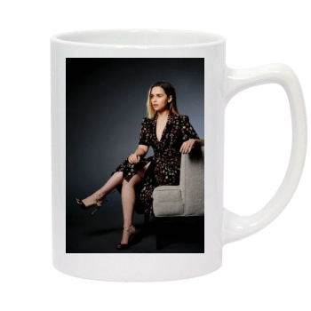 Emilia Clarke 14oz White Statesman Mug