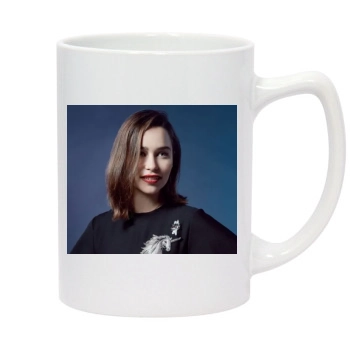 Emilia Clarke 14oz White Statesman Mug