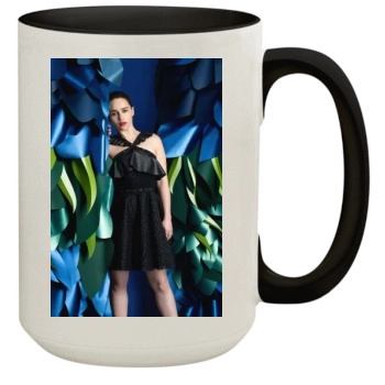 Emilia Clarke 15oz Colored Inner & Handle Mug