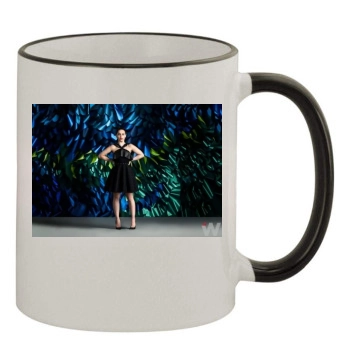 Emilia Clarke 11oz Colored Rim & Handle Mug