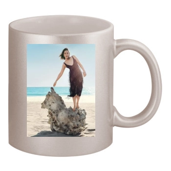 Emilia Clarke 11oz Metallic Silver Mug