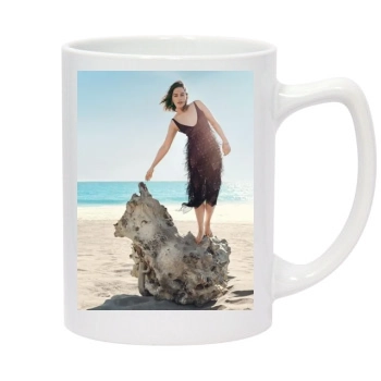 Emilia Clarke 14oz White Statesman Mug