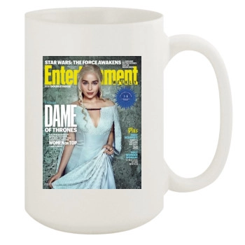 Emilia Clarke 15oz White Mug