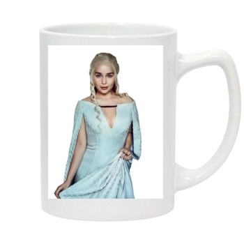 Emilia Clarke 14oz White Statesman Mug